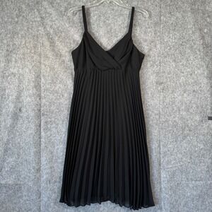 Vintage‎ Pleated Babydoll Dress Womens 8 Dark Romantic Whimsigoth Sheer Fairy